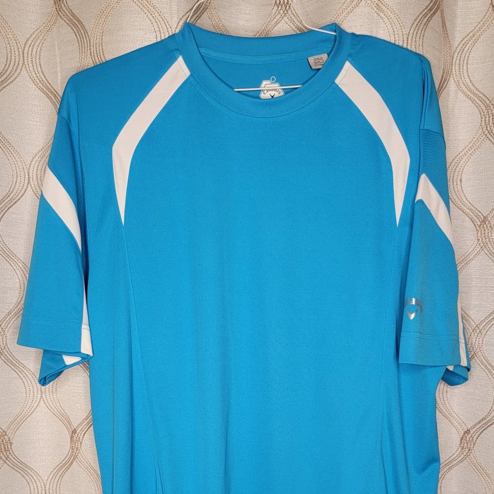 Men's Blue Callaway golf shirt